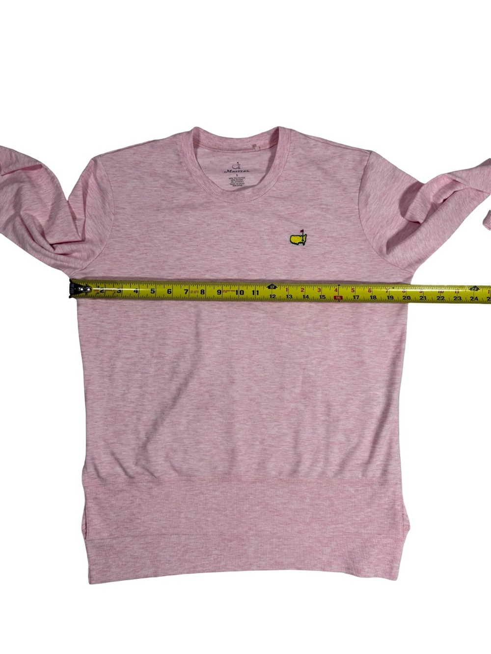 Masters Augusta National Pink Heather Crewneck Pullover Sweatshirt Preppy Small - Picture 4 of 8